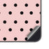 Pink and Black Polka Dots Galaxy S25 Skin